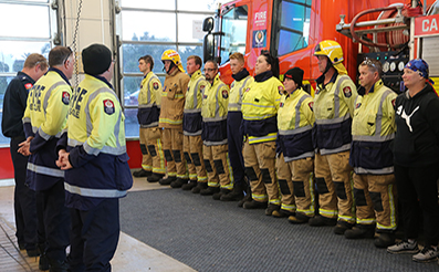 Volunteer Fire Service : Business News Photos : Richard Moore : Photographer : 